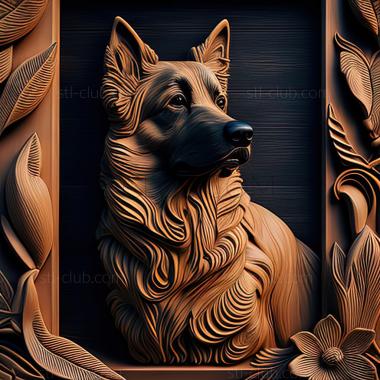 3D model st Azores Shepherd dog (STL)